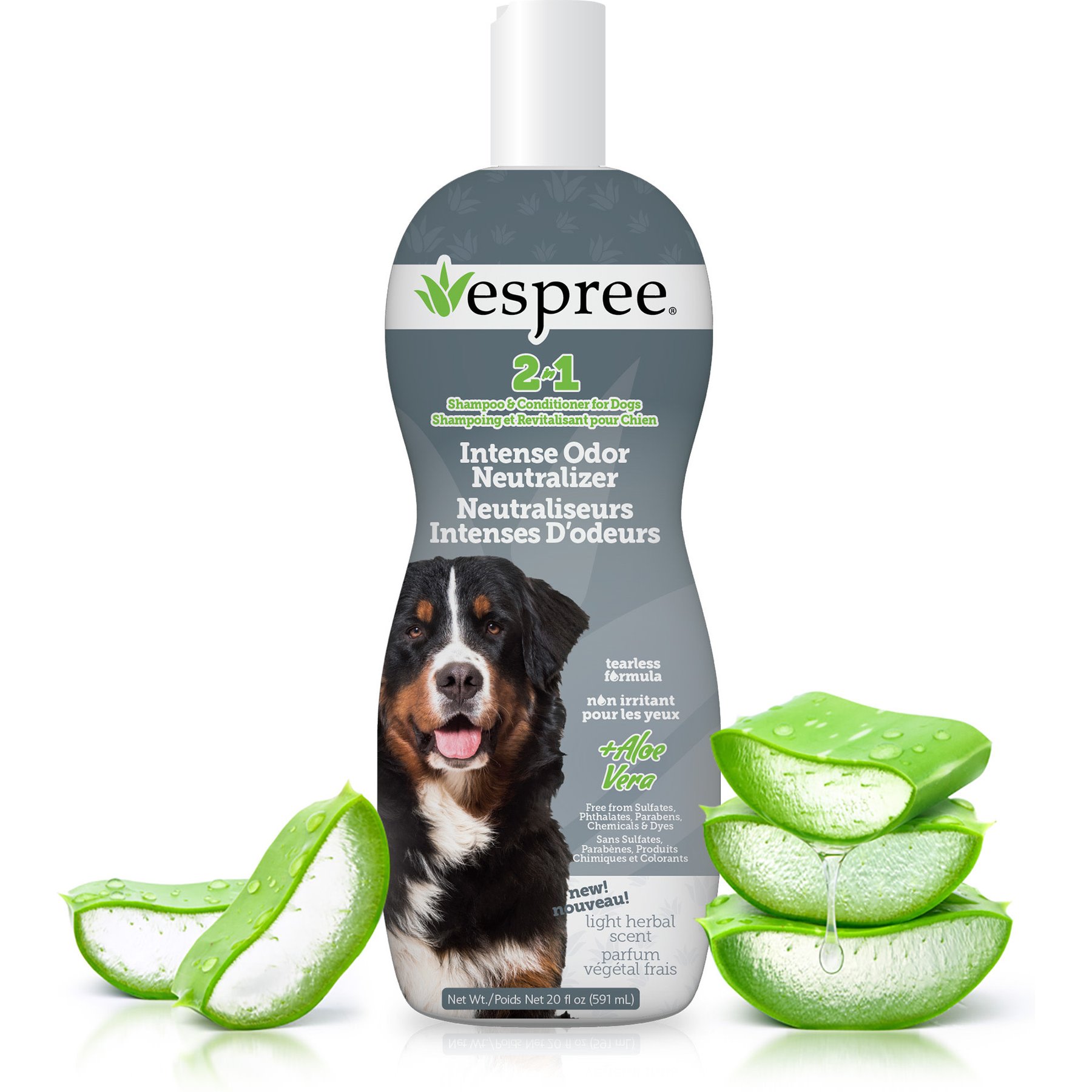 Espree Intense Charcoal Odor Neutralizer Dog Shampoo & Conditioner, 20-fl oz bottle