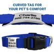 Show in main carousel: GoTags Adjustable Nameplate Personalized Dog Collar, Light Gray, Medium: 14 to 20-in neck, 3/4-in wide slide 2 of 7