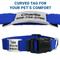 Show in main carousel: GoTags Adjustable Nameplate Personalized Dog Collar, Light Gray, Medium: 14 to 20-in neck, 3/4-in wide slide 2 of 8