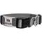 Show in main carousel: GoTags Adjustable Nameplate Personalized Dog Collar, Light Gray, Medium: 14 to 20-in neck, 3/4-in wide slide 1 of 8