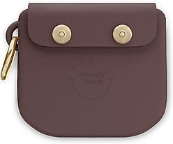 Sunny Tails Snap Dog Treat Pouch, Espresso Brown