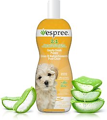 Espree Gentle Fresh Tearless Aloe Vera Dog & Puppy Shampoo & Conditioner, 20-oz bottle
