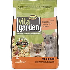 Higgins Vita Garden Timothy Hay & Alfalfa Hay Rat & Mouse Food, 2.5-lb bag