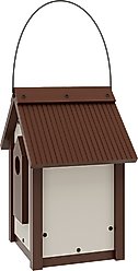 New Age Pet ECOFLEX Feathered Friends A-Frame Retreat Bird House, Maple, Large slide 2 of 6