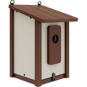 New Age Pet ECOFLEX Feathered Friends Beak Bungalow Bird House, Maple, Large