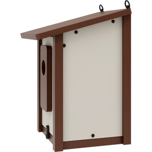 New Age Pet ECOFLEX Feathered Friends Beak Bungalow Bird House, Maple, Large