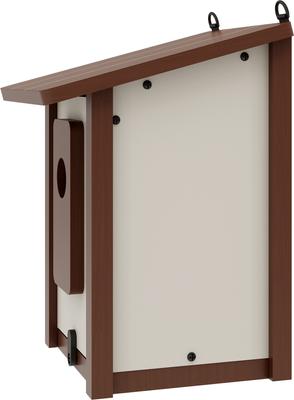 Show full view: New Age Pet ECOFLEX Feathered Friends Beak Bungalow Bird House, Maple, Large slide 4 of 9