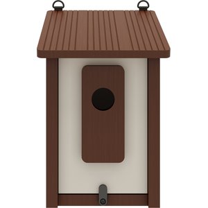New Age Pet ECOFLEX Feathered Friends Beak Bungalow Bird House, Maple, Large