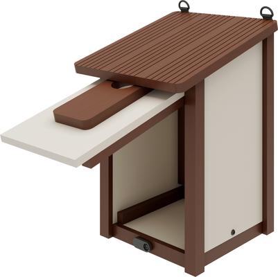 Show full view: New Age Pet ECOFLEX Feathered Friends Beak Bungalow Bird House, Maple, Large slide 5 of 9