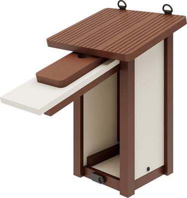 Show full view: New Age Pet ECOFLEX Feathered Friends Beak Bungalow Bird House, Maple, Small slide 6 of 9