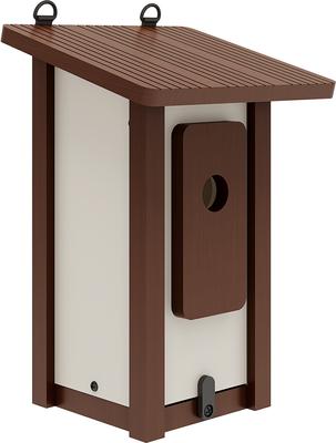 Show full view: New Age Pet ECOFLEX Feathered Friends Beak Bungalow Bird House, Maple, Small slide 5 of 9