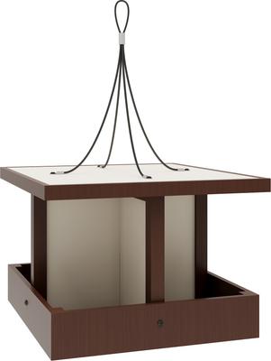 Show full view: New Age Pet ECOFLEX Feathered Friends Beak Buffet Bird Feeder, Maple slide 3 of 7