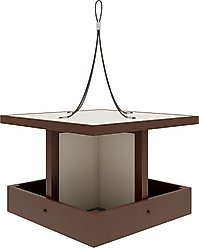 New Age Pet ECOFLEX Feathered Friends Beak Buffet Bird Feeder, Maple