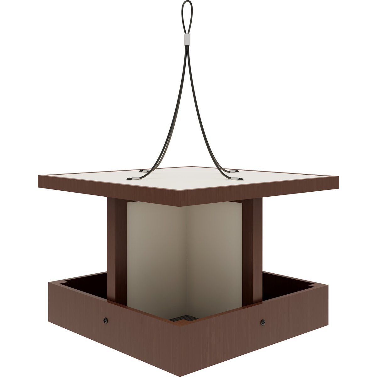 New Age Pet ECOFLEX Feathered Friends Beak Buffet Bird Feeder, Maple