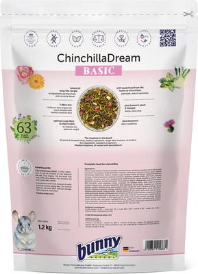 Show full view: Bunny Nature Super Premium Dream Basic Chinchilla Food, 2.6-lb bag slide 2 of 5
