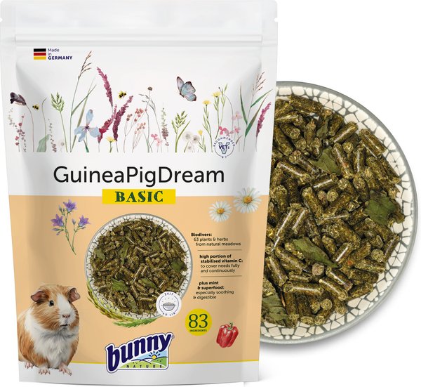 Bunny Nature Super Premium Dream Basic Guinea Pig Food, 1.3-lb bag