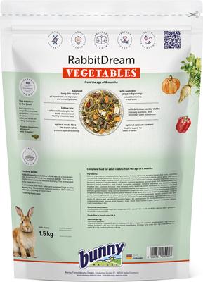Show full view: Bunny Nature Super Premium Dream Vegetables Rabbit Food, 3.3-lb bag slide 2 of 5