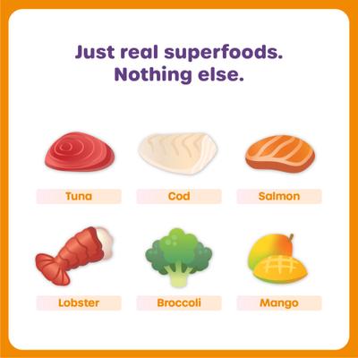 Show full view: Choolip Jumbo Squeeze Vita Stick Grab n Go Seafood & Fish Grain-Free Lickable Cat Treats, 28.2-oz box, 20 count slide 7 of 11