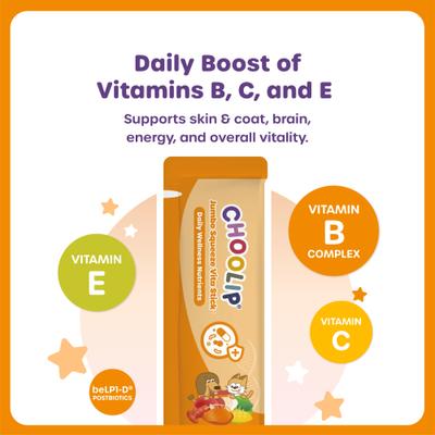 Show full view: Choolip Jumbo Squeeze Vita Stick Grab n Go Seafood & Fish Grain-Free Lickable Cat Treats, 28.2-oz box, 20 count slide 6 of 11