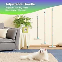 Fido Fave Dual-Sided Pet Hair Removal Carpet Rake, Blue slide 2 of 7