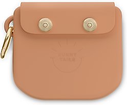 Sunny Tails Snap Dog Treat Pouch, Chai Brown