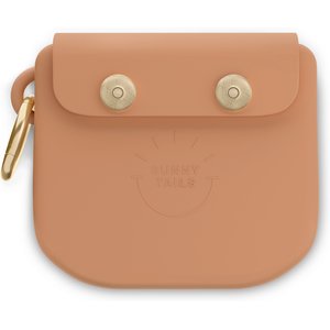 Sunny Tails Snap Dog Treat Pouch, Chai Brown