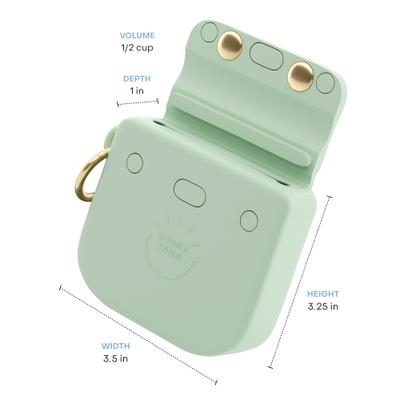 Show full view: Sunny Tails Snap Dog Treat Pouch, Pistachio Green slide 6 of 8