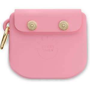 Sunny Tails Snap Dog Treat Pouch, Perfect Pink