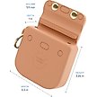 Show in main carousel: Sunny Tails Snap Dog Treat Pouch, Chai Brown slide 5 of 8