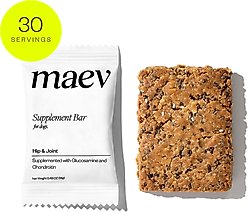 MAEV Hip & Joint Human-Grade Supplement Bars for Dogs, 30 count