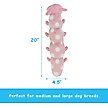 Show in main carousel: Linzy Toys Caterpillar Squeaky Plush Dog Toy, Pink, 20-in slide 3 of 6