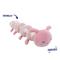 Show in main carousel: Linzy Toys Caterpillar Squeaky Plush Dog Toy, Pink, 20-in slide 3 of 7
