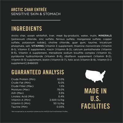 Show full view: Purina Pro Plan Focus Sensitive Skin & Stomach Duck & Arctic Char Variety Pack Canned Cat Food, 3-oz can, case of 24 slide 8 of 14