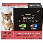 Purina Pro Plan Focus Sensitive Skin & Stomach Duck & Arctic Char Variety Pack Canned Cat Food, 3-oz can, case of 24