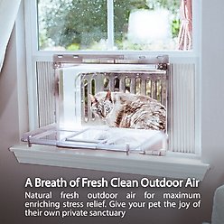 VistaGato Cat Window Catio & Perch slide 2 of 9