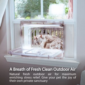 VistaGato Cat Window Catio & Perch