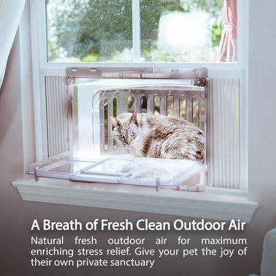 Show full view: VistaGato Cat Window Catio & Perch slide 7 of 11