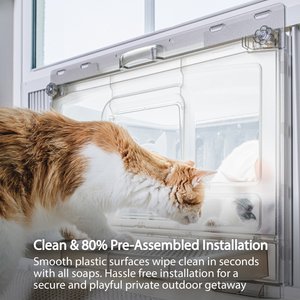 VistaGato Cat Window Catio & Perch