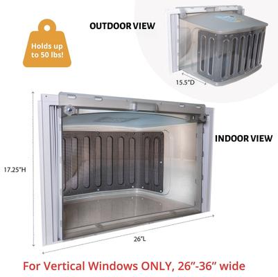 Show full view: VistaGato VistaCatio Cat Window Catio & Perch slide 7 of 11