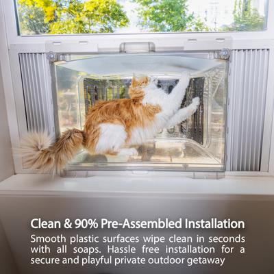 Show full view: VistaGato VistaCatio Cat Window Catio & Perch slide 5 of 11