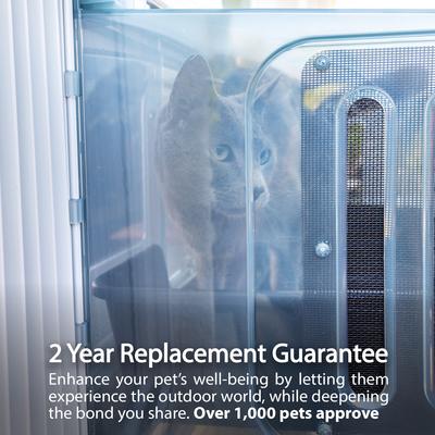 Show full view: VistaGato VistaBella LX Cat Window Catio, Litter Box & Perch slide 7 of 12