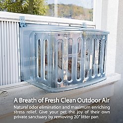 VistaGato VistaBella LX Cat Window Catio, Litter Box & Perch slide 2 of 9