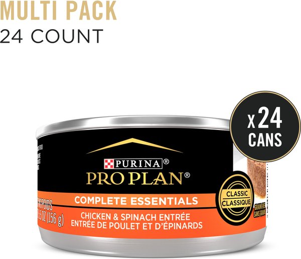 Purina Pro Plan Adult Grain-Free Classic Chicken & Spinach Entree Canned Cat Food