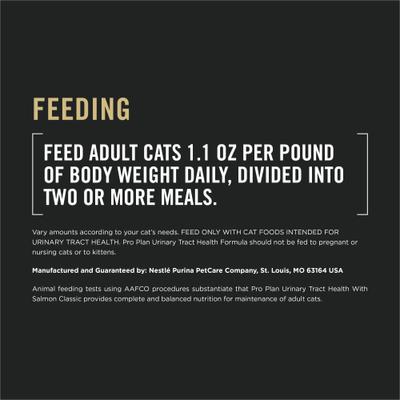 Show full view: Purina Pro Plan Focus Adult Urinary Tract Health Formula with Salmon Classic Canned Cat Food, 5.5-oz can, case of 24 slide 10 of 12