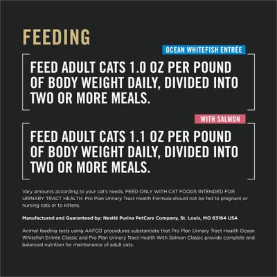 Show full view: Purina Pro Plan Focus Urinary Tract Health Seafood Favorites Variety Pack Canned Cat Food, 3-oz can, case of 24 slide 10 of 13