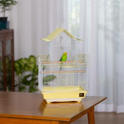 Show full view: Prevue Pet Products Shanghai Parakeet Bird Cage, Yellow slide 3 of 3