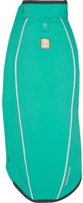 Show full view: Ruffwear Cloud Chaser Solid Waterproof Softshell Dog Jacket, Aurora Teal, Small slide 2 of 4