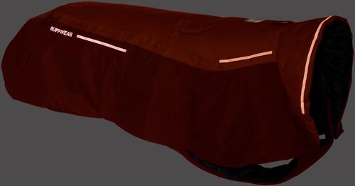 Show full view: Ruffwear Vert Winter Solid Waterproof Insulated Dog Jacket, Canyonlands Orange, X-Large slide 4 of 5