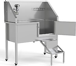 Coziwow Dog Bathing & Washing Station, Silver, 48-in