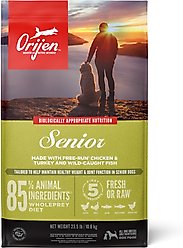 ORIJEN Senior Grain-Free High-Protein Dry Dog Food, 23.5-lb bag